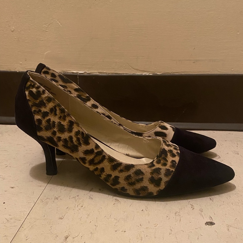 Leopard heels